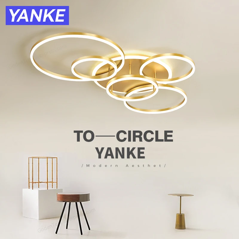 Modern Round Rings LED Ceiling Lights Gold White Indoor Lighting for Living Dining Study Room Lamps Parlor Foyer Decor Luminaire
Modern Round Rings LED Ceiling Lights Gold White Indoor Lighting for Living Dining Study Room Lamps Parlor Foyer Decor Luminaire
