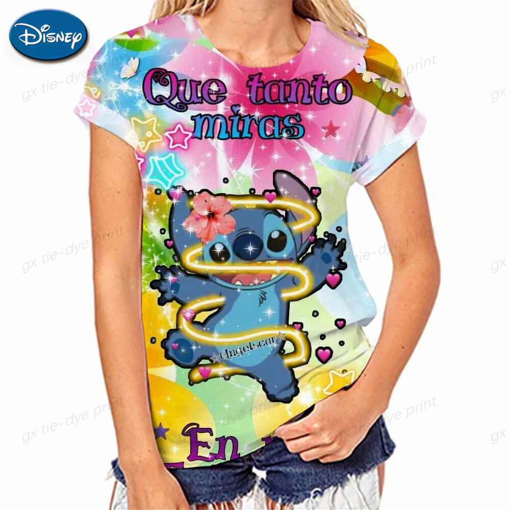 Stitch T-shirt Disney Cartoon Anime Color 3D Printing Street Clothing Women's Fashion T-shirt Children's Boys and Girls T-shirt
Stitch T-shirt Disney Cartoon Anime Color 3D Printing Street Clothing Women's Fashion T-shirt Children's Boys and Girls T-shirt