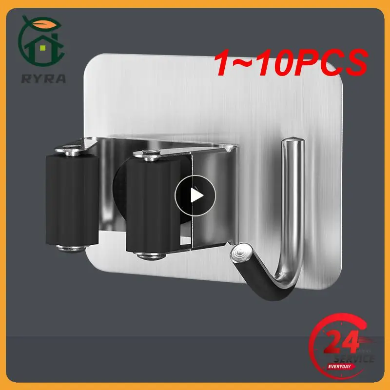 1~10PCS Stainless Steel Mop Hook Wall Mounted Mop Organizer Storage Rack Brush Broom Hanger Kitchen Bathroom Hanging Mops Holder
1~10PCS Stainless Steel Mop Hook Wall Mounted Mop Organizer Storage Rack Brush Broom Hanger Kitchen Bathroom Hanging Mops Holder