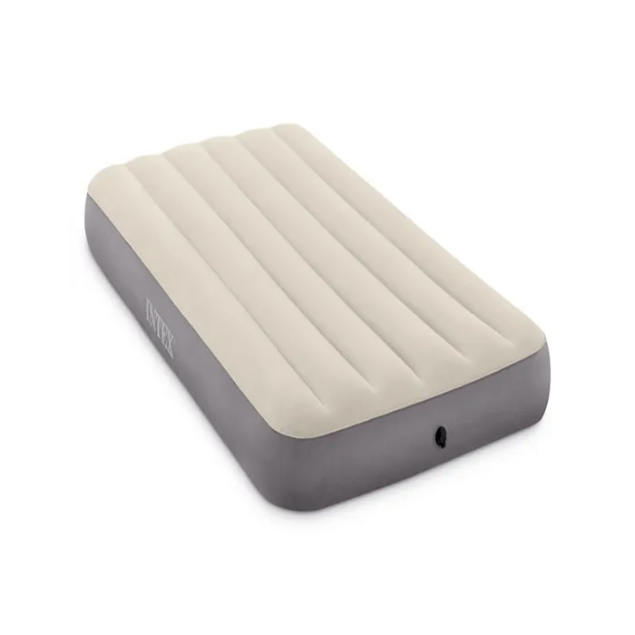 

Intex 64101 Inflatable Outdoor Camping Rest Twin Dura-Beam Series Single High Airbed Air Mattress