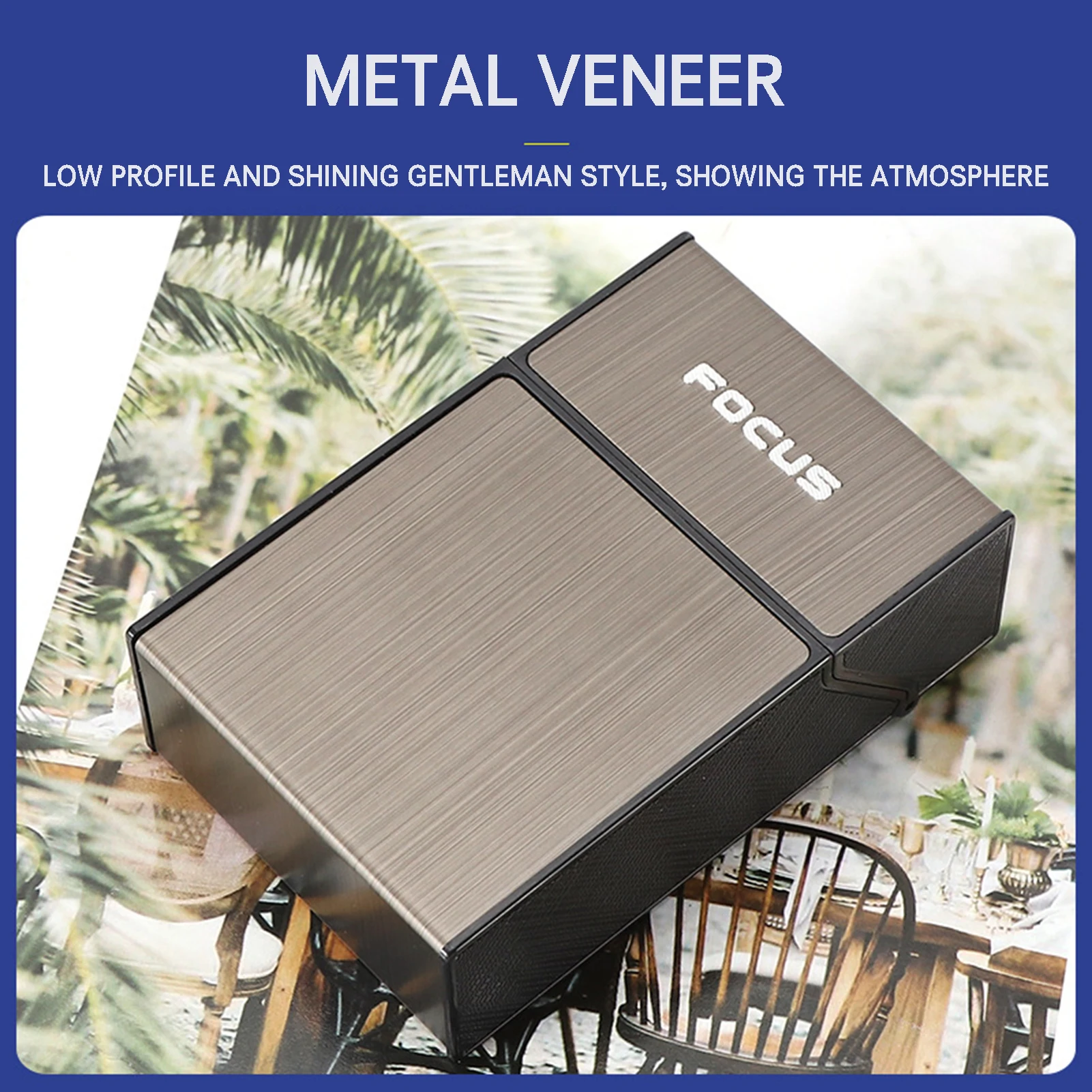 Smoking Accessories Men Lady Gift Cigarette Storage Container Case Aluminum Tobacco Holder Pocket Box Magnetic Button
Smoking Accessories Men Lady Gift Cigarette Storage Container Case Aluminum Tobacco Holder Pocket Box Magnetic Button