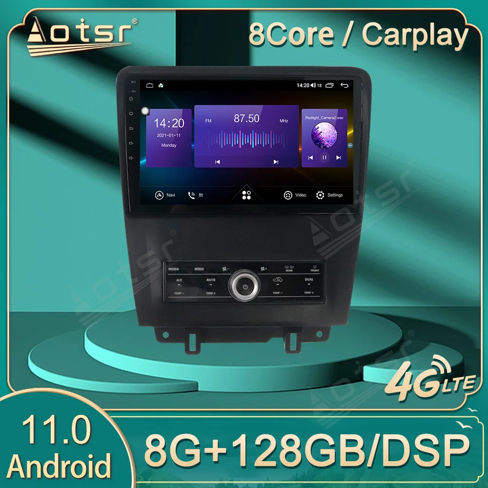 Автомагнитола Android 11, мультимедийный плеер для Ford Mustang 2010, 2011, 2012, 2013, 2014, GPS навигатор, стереоприемник, головное устройство для видео
Автомагнитола Android 11, мультимедийный плеер для Ford Mustang 2010, 2011, 2012, 2013, 2014, GPS навигатор, стереоприемник, головное устройство для видео
