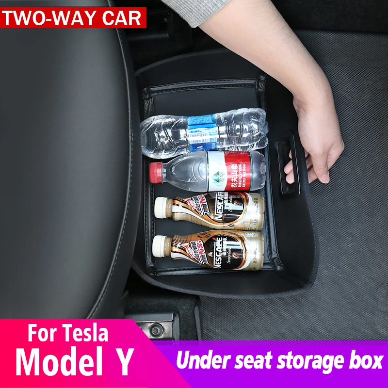 For Tesla 2021-2022 Model Y Car Under Seat Leather Storage Box Mass Hiding Storage Organizer Interior Decoration Accessories
For Tesla 2021-2022 Model Y Car Under Seat Leather Storage Box Mass Hiding Storage Organizer Interior Decoration Accessories
