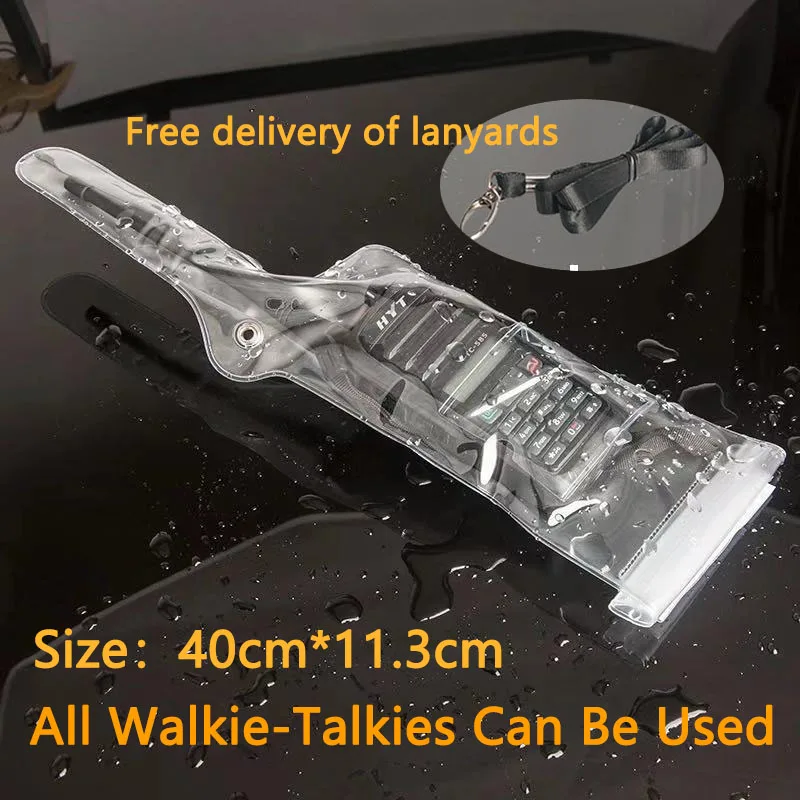 Walkie-Talkie Waterproof Bag Waterproof And Dustproof Bag That Can Be Used By All Walkie-Talkies Transparent Outdoor Waterproof
Walkie-Talkie Waterproof Bag Waterproof And Dustproof Bag That Can Be Used By All Walkie-Talkies Transparent Outdoor Waterproof