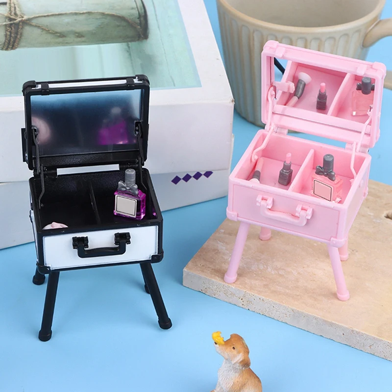 1:12 Dollhouse Mini Vanity Cosmetic Case Lipstick Perfume Air Cushion Mirror With Holder Decor Play House Toy
1:12 Dollhouse Mini Vanity Cosmetic Case Lipstick Perfume Air Cushion Mirror With Holder Decor Play House Toy