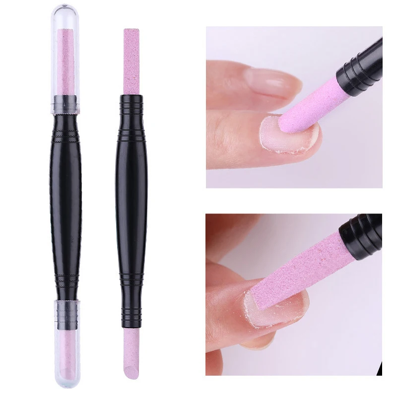 Grinding Polishing Nail Pusher Double-headed Nail Cuticle Remove Black Quartz Nail Scrubs Stone Nail Trimmer Care Manicure
Grinding Polishing Nail Pusher Double-headed Nail Cuticle Remove Black Quartz Nail Scrubs Stone Nail Trimmer Care Manicure