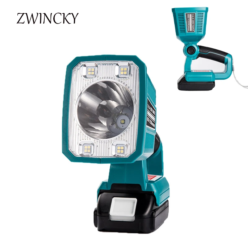 Светодиодная лампа ZWINCKY 18 Вт, рабочий светильник для Makita 18 в, литий-ионная батарея, фонарик, светодиодсветильник лампа с usb светильник освеще...
Светодиодная лампа ZWINCKY 18 Вт, рабочий светильник для Makita 18 в, литий-ионная батарея, фонарик, светодиодсветильник лампа с usb светильник освеще...