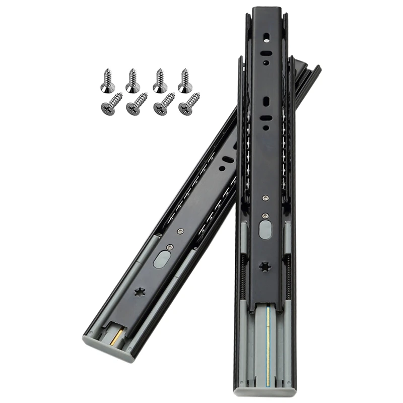 Cabinet Thickened 3-Section Buffer Mute Drawer Slide Rail Damping Wardrobe Door 3-Section Track
Cabinet Thickened 3-Section Buffer Mute Drawer Slide Rail Damping Wardrobe Door 3-Section Track