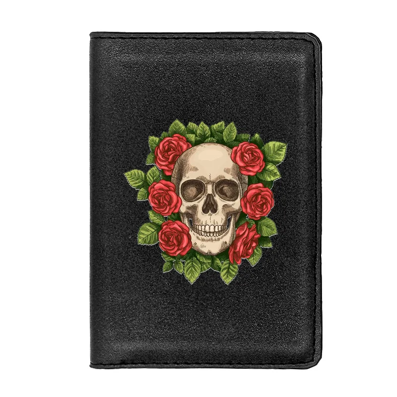 Black Fashion Rose Skull Passport Cover Leather Men Women Slim ID Card Holder Pocket Wallet Case Travel Accessories Gifts
Black Fashion Rose Skull Passport Cover Leather Men Women Slim ID Card Holder Pocket Wallet Case Travel Accessories Gifts