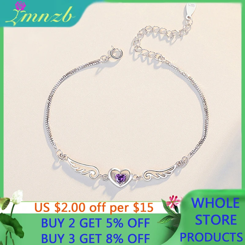 Fashion Bohemian Tibetan Silver Wings&Heart Charms Bracelets Women Gift Purple Zircon Wristband Bangles For Party Jewelry
Fashion Bohemian Tibetan Silver Wings&Heart Charms Bracelets Women Gift Purple Zircon Wristband Bangles For Party Jewelry