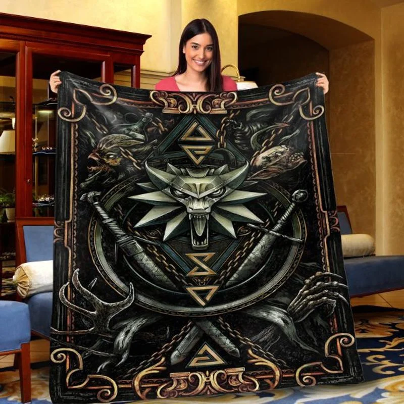 Blanket For Gamer Gift For Witcher Game Lover Dragon Lovers Gift Soft Premium Flannel Fluffy Fleece Throw blanket Travel Camping
Blanket For Gamer Gift For Witcher Game Lover Dragon Lovers Gift Soft Premium Flannel Fluffy Fleece Throw blanket Travel Camping