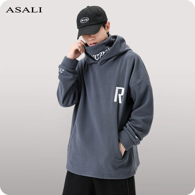 Turtleneck Fleece Hoodies for Men Spring Autumn Embroidery Hoodie Mens Pullovers 2023 Y2k Hip Hop Oversized Sweatshirts Men Tops
Turtleneck Fleece Hoodies for Men Spring Autumn Embroidery Hoodie Mens Pullovers 2023 Y2k Hip Hop Oversized Sweatshirts Men Tops