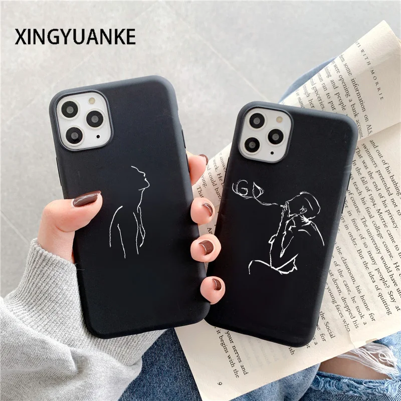 For iPhone 7 8 Plus SE2020 Case Luxury line art Silicone Soft Cover For iPhone 11 12 13 14 Pro X XR XS Max Shockproof Phone Case 
For iPhone 7 8 Plus SE2020 Case Luxury line art Silicone Soft Cover For iPhone 11 12 13 14 Pro X XR XS Max Shockproof Phone Case