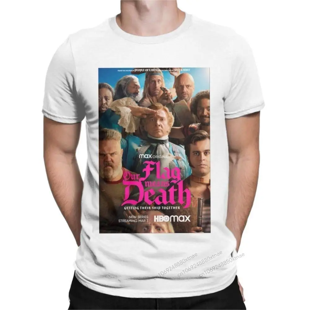 Men T-Shirts Our Flag Means Death Hipster 100% Cotton Tee Shirt Short Sleeve TV Series T Shirts Round Neck Clothing Gift Idea
Men T-Shirts Our Flag Means Death Hipster 100% Cotton Tee Shirt Short Sleeve TV Series T Shirts Round Neck Clothing Gift Idea