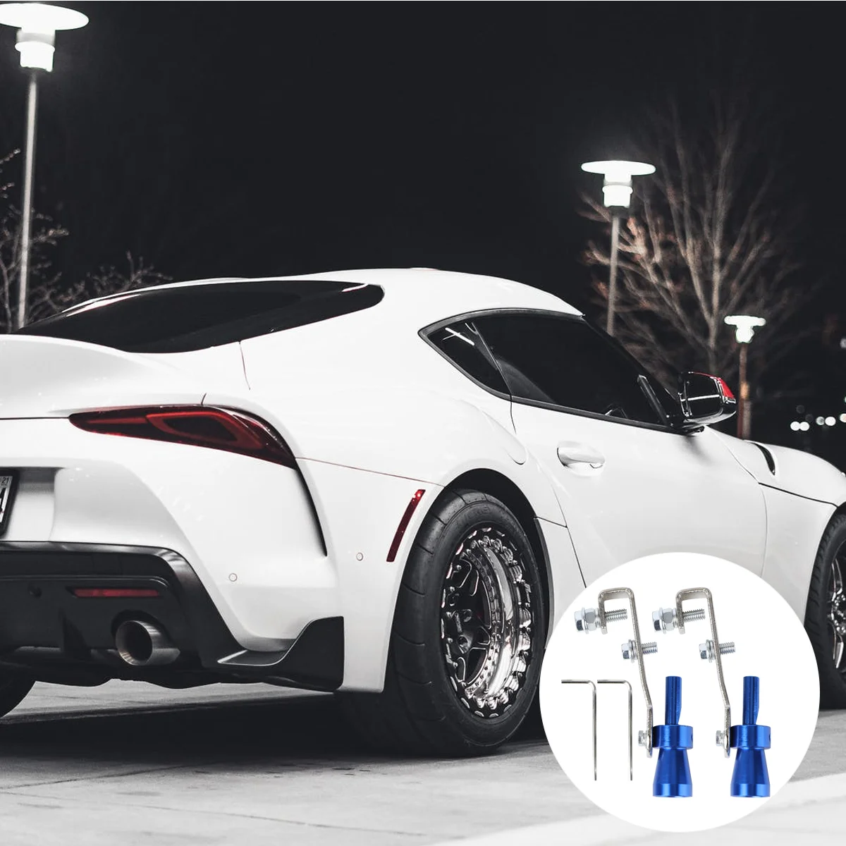2PCS Aluminum Alloy Car Sound Exhaust Whistle Pipe Tailpipe Blow Off Simulator Exhaust Silencer Pipe Whistle
2PCS Aluminum Alloy Car Sound Exhaust Whistle Pipe Tailpipe Blow Off Simulator Exhaust Silencer Pipe Whistle