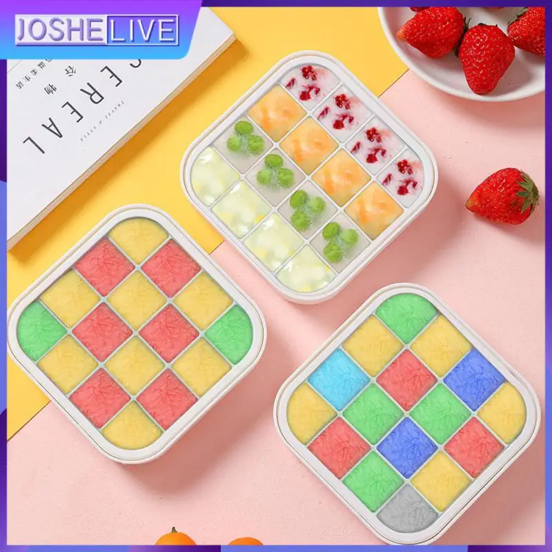 Multiple Color Cream Box High Quality Self-made Model 16 Grid Covered Ice Tray Kitchen Accessories Home-made
Multiple Color Cream Box High Quality Self-made Model 16 Grid Covered Ice Tray Kitchen Accessories Home-made