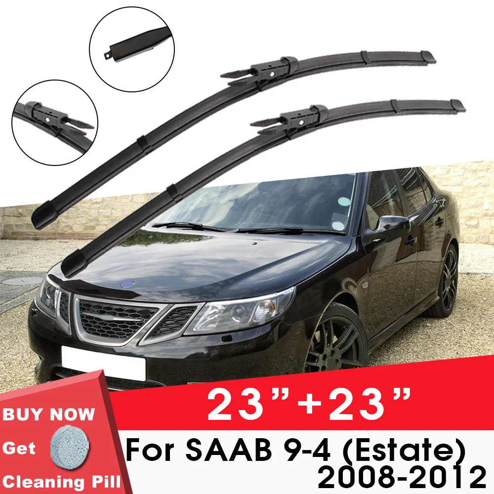 Car Wiper Blade Front Window Windshield Rubber Silicon Gel Refill Wiper For SAAB 9-4 (Estate) 2008-2012 23"+23" Car Accessories
Car Wiper Blade Front Window Windshield Rubber Silicon Gel Refill Wiper For SAAB 9-4 (Estate) 2008-2012 23"+23" Car Accessories
