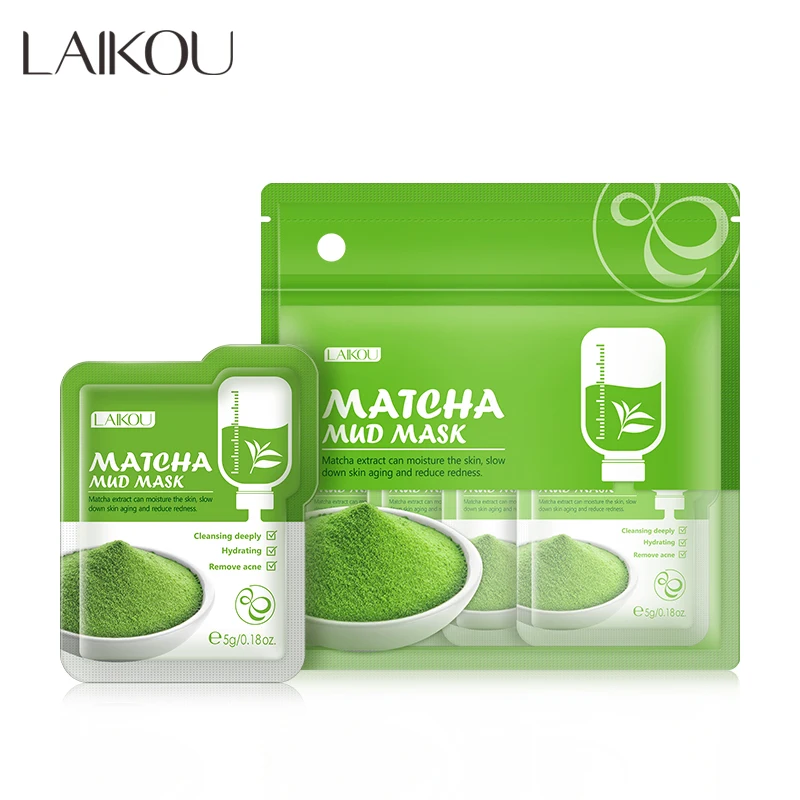 LAIKOU 12pc Matcha Green Clay Mud Face Mask Anti Wrinkle Night Facial Packs Dark Circle Moisturize Anti-Aging Mask for Face Care
LAIKOU 12pc Matcha Green Clay Mud Face Mask Anti Wrinkle Night Facial Packs Dark Circle Moisturize Anti-Aging Mask for Face Care