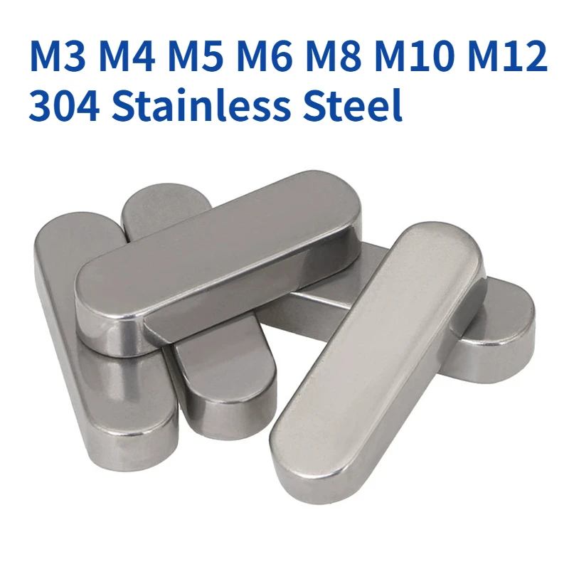 M3 M4 M5 M6 M8 M10 M12 304 Stainless Steel Parallel Keys Pin GB1096 A Type Square Rectangular Keys Dowel Drive Shaft Round Ends
M3 M4 M5 M6 M8 M10 M12 304 Stainless Steel Parallel Keys Pin GB1096 A Type Square Rectangular Keys Dowel Drive Shaft Round Ends