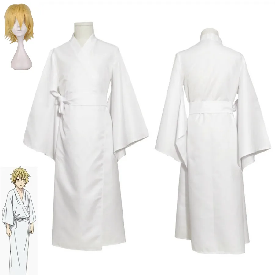 Anime Noragami Yukine Cosplay Costume Wig White Japanese Kimono Robe Cloak Bathrobe Uniform Man Woman Halloween Carnival Suit
Anime Noragami Yukine Cosplay Costume Wig White Japanese Kimono Robe Cloak Bathrobe Uniform Man Woman Halloween Carnival Suit