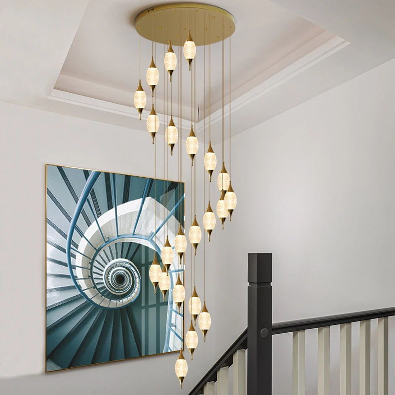 Modern villa chandelier Nordic living room restaurant dining table decorative lamps duplex apartment bedroom bedside Chandelier
Modern villa chandelier Nordic living room restaurant dining table decorative lamps duplex apartment bedroom bedside Chandelier