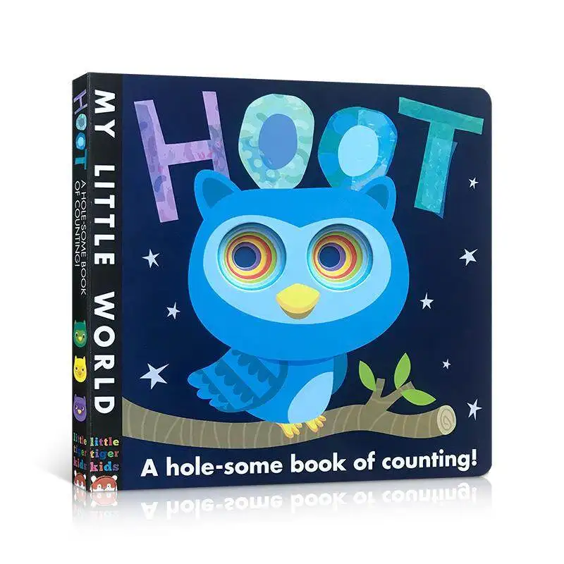 Оригинальная книга Milu с надписью на английском языке «Hoot: A Hole-some Book Of count My Little World», книга с картинками в твердой обложке, игрушка
Оригинальная книга Milu с надписью на английском языке «Hoot: A Hole-some Book Of count My Little World», книга с картинками в твердой обложке, игрушка