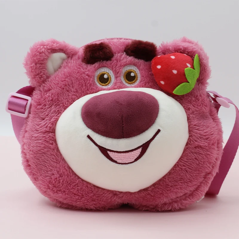 8''Disney Bag Purse Lotso Plush Toys Shoulder Kawaii Cartoon Stuffed Toys Strawberry Bear Handbag For Girls Gift
8''Disney Bag Purse Lotso Plush Toys Shoulder Kawaii Cartoon Stuffed Toys Strawberry Bear Handbag For Girls Gift