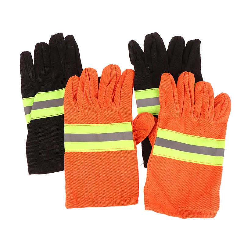 1 Pair Fireman Gloves Wear-Resistance Non-Slip Thicken Flame Retardant Gloves Reflective Strap Fire Resistant Gloves
1 Pair Fireman Gloves Wear-Resistance Non-Slip Thicken Flame Retardant Gloves Reflective Strap Fire Resistant Gloves