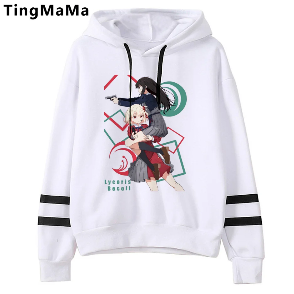 Худи lycoris recoil, женская одежда с рисунком аниме Kawaii harajuku, Женский Топ с длинным рукавом, одежда
Худи lycoris recoil, женская одежда с рисунком аниме Kawaii harajuku, Женский Топ с длинным рукавом, одежда