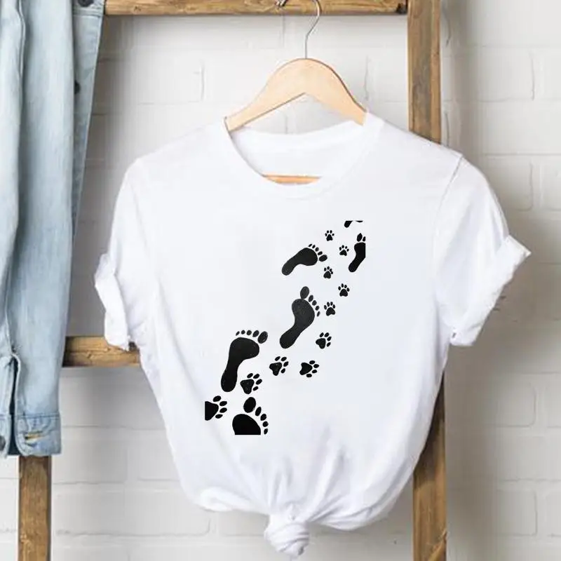 Tee Shirt Lady Female T Footprint Dog Cat Animal Women Short Sleeve Casual Fashion Tshirt Top Summer Clothes Graphic T-shirts
Tee Shirt Lady Female T Footprint Dog Cat Animal Women Short Sleeve Casual Fashion Tshirt Top Summer Clothes Graphic T-shirts