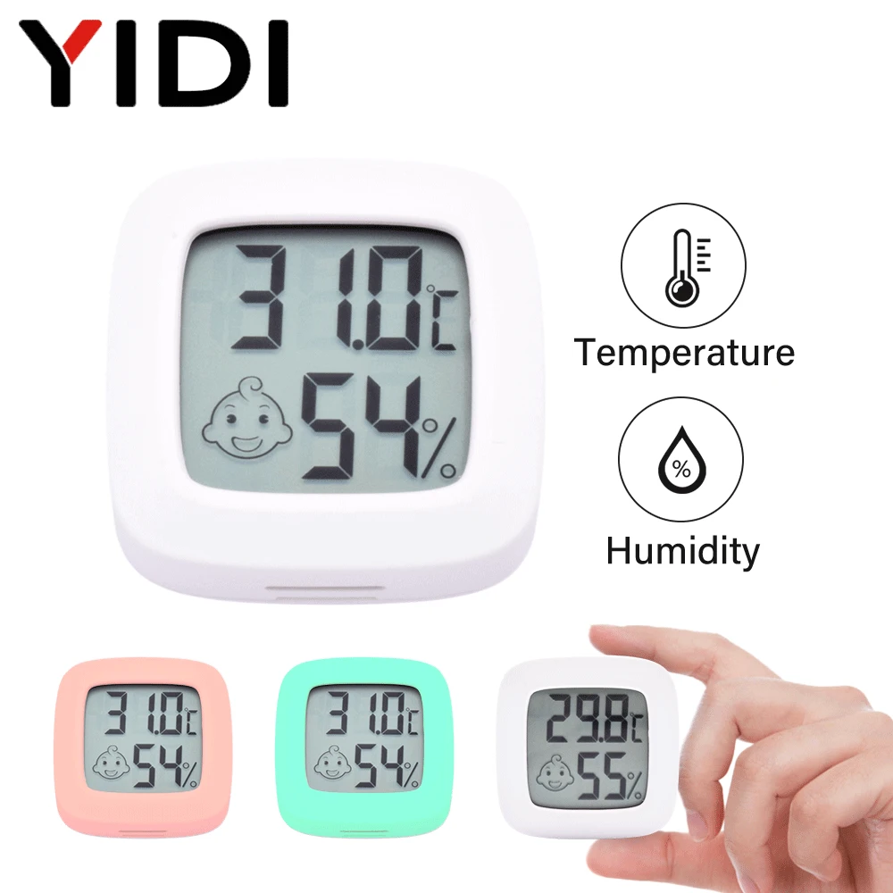 Mini LCD Digital Smiley Thermometer Hygrometer Indoor Temperature Humidity Sensor Detector Gauge Meter Weather Station For Home
Mini LCD Digital Smiley Thermometer Hygrometer Indoor Temperature Humidity Sensor Detector Gauge Meter Weather Station For Home