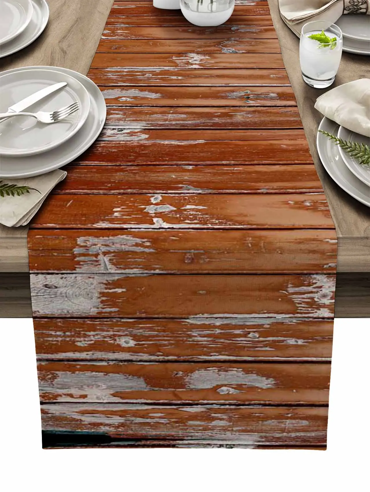 Wood Grain Vintage Farm Brown Table Runner Table Flag Home Party Decorative Tablecloth Table Runners For Wedding
Wood Grain Vintage Farm Brown Table Runner Table Flag Home Party Decorative Tablecloth Table Runners For Wedding