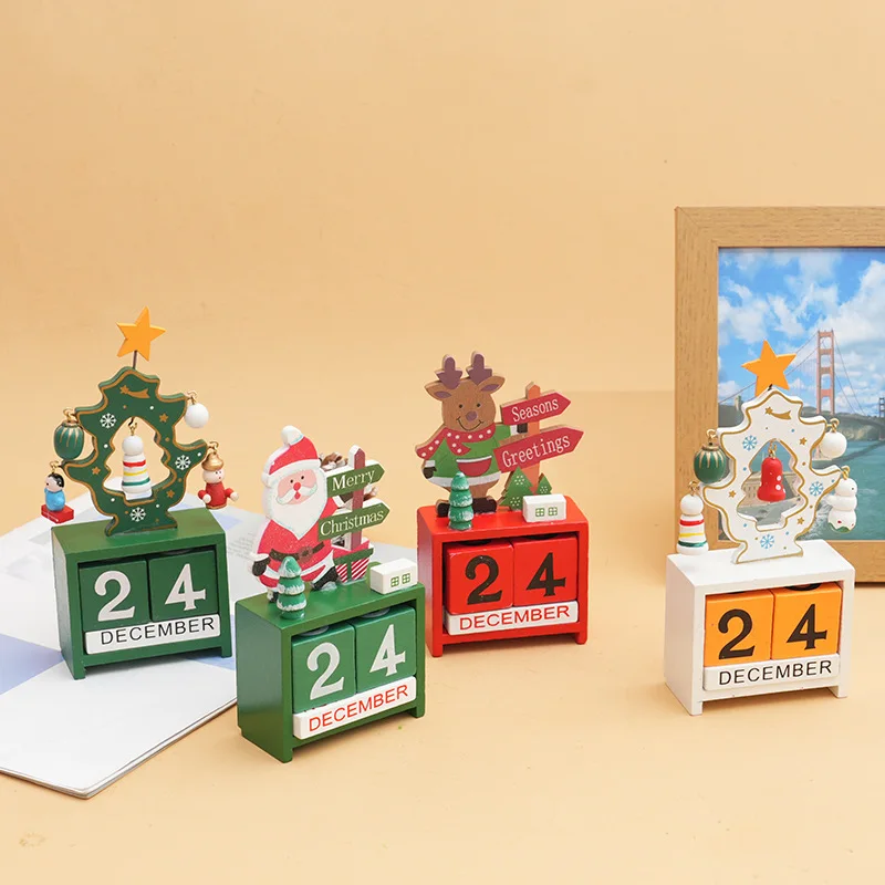 Christmas Gifts for Kids Toys Wooden Kawaii Calendar Table Ornaments Santa Claus Christmas Tree Decorations Available Wholesale
Christmas Gifts for Kids Toys Wooden Kawaii Calendar Table Ornaments Santa Claus Christmas Tree Decorations Available Wholesale