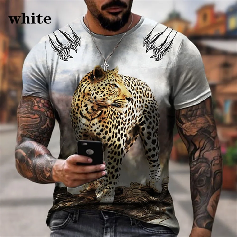 Beast Cheetah Tiger 3D Printing New Summer Men's T-Shirt Short Sleeve Animal World Fashion Casual Trend Street Harajuku Daily
Beast Cheetah Tiger 3D Printing New Summer Men's T-Shirt Short Sleeve Animal World Fashion Casual Trend Street Harajuku Daily