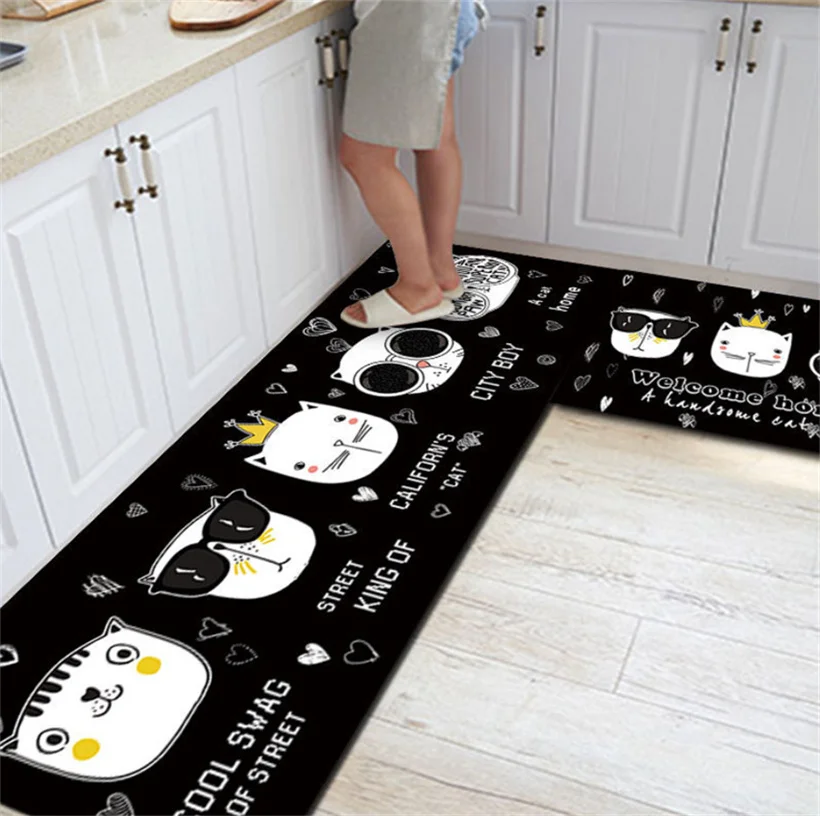 Cartoon Waterproof Oilproof Kitchen Mat Non-Slip Rugs Floor Mats Modern Home Decor Doormat Balcony Living Room Household Carpet
Cartoon Waterproof Oilproof Kitchen Mat Non-Slip Rugs Floor Mats Modern Home Decor Doormat Balcony Living Room Household Carpet
