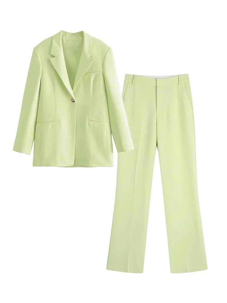 xikom vintage Women Solid Two-piece Set Office Lady 2022 New Spring V Neck Blazer Straight Pants Elegant Female Suits Loose Chic 
xikom vintage Women Solid Two-piece Set Office Lady 2022 New Spring V Neck Blazer Straight Pants Elegant Female Suits Loose Chic