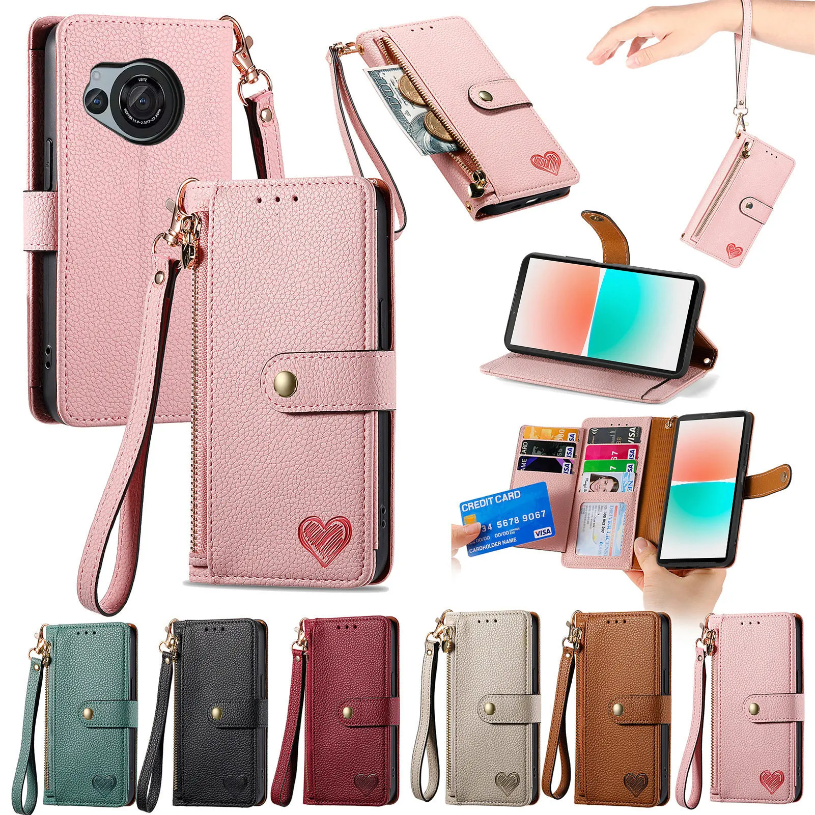 Flip Lanyard Phone Case For Sharp Simple Sunmaho 6 5 Litchi Print Card Slot Leather Case For Sense 7 6 4 3 Aquos R8 R7 R6 R3
Flip Lanyard Phone Case For Sharp Simple Sunmaho 6 5 Litchi Print Card Slot Leather Case For Sense 7 6 4 3 Aquos R8 R7 R6 R3