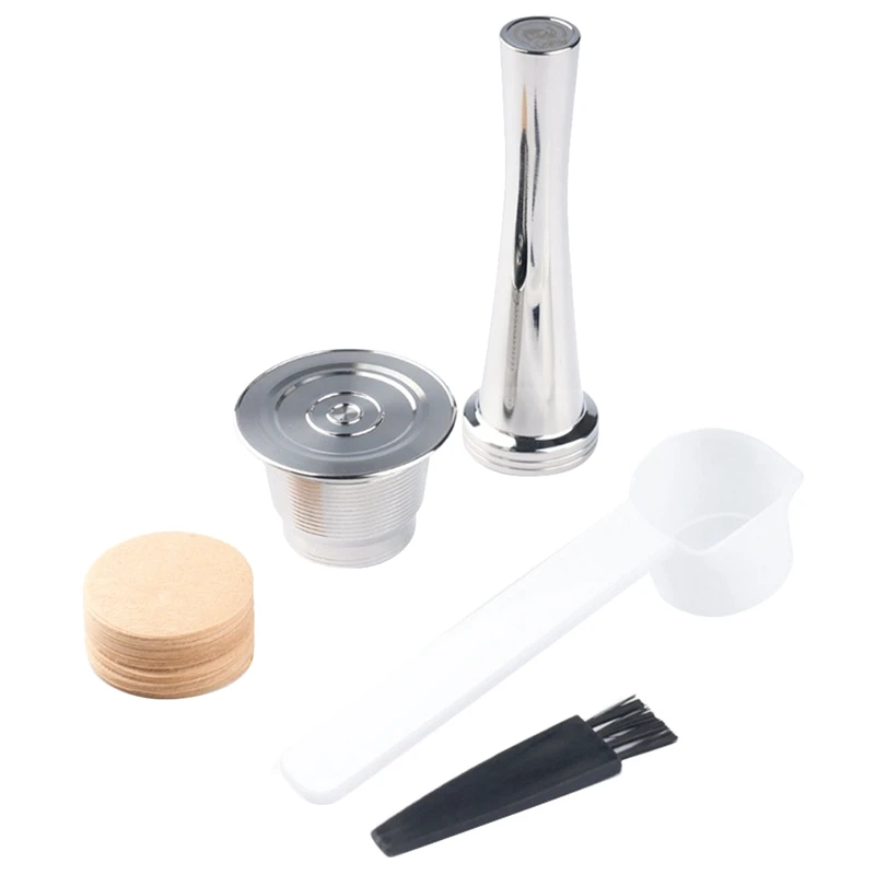 Refillable And Recyclable Coffee Filter Stainless Steel Coffee Capsule Filter Paper Pressing Hammer For Easy Cleaning
Refillable And Recyclable Coffee Filter Stainless Steel Coffee Capsule Filter Paper Pressing Hammer For Easy Cleaning