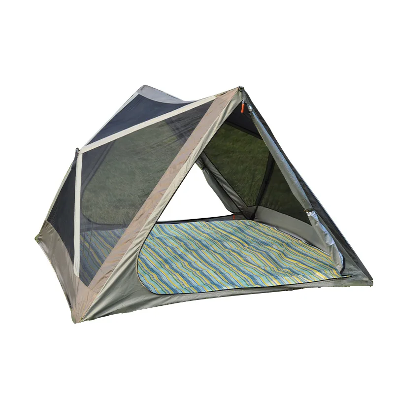 Outdoor Portable Family Camping Supplies Beach Park Sunshade Waterproof Fully Automatic Triangular Camping Folding Tent
Outdoor Portable Family Camping Supplies Beach Park Sunshade Waterproof Fully Automatic Triangular Camping Folding Tent