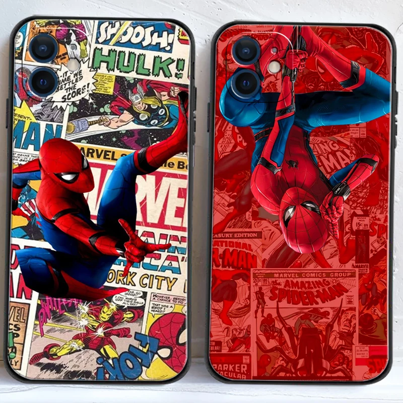 Marvel Spiderman Phone Cases For iPhone 11 12 Pro MAX 6S 7 8 Plus XS MAX 12 13 Mini X XR SE 2020 Carcasa Coque Funda Soft TPU
Marvel Spiderman Phone Cases For iPhone 11 12 Pro MAX 6S 7 8 Plus XS MAX 12 13 Mini X XR SE 2020 Carcasa Coque Funda Soft TPU