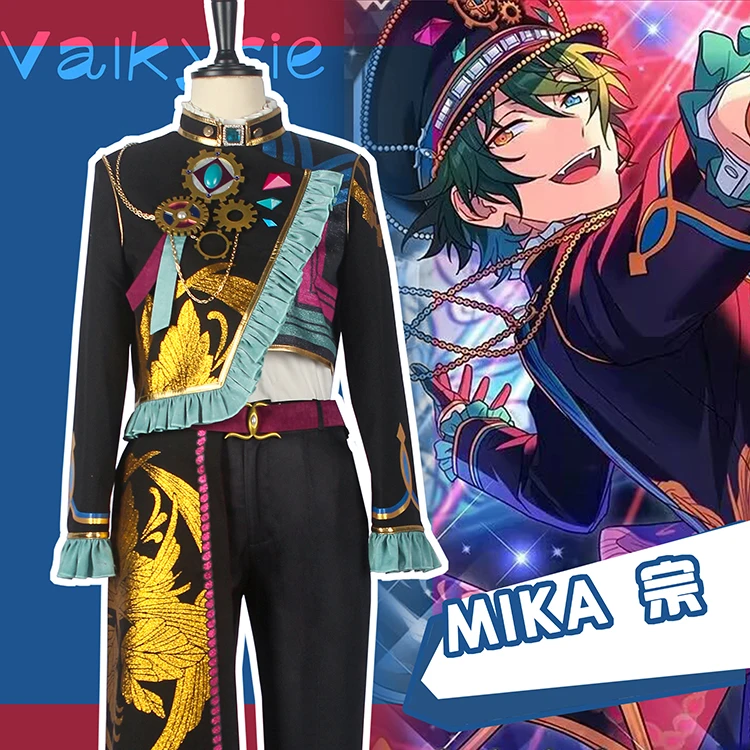 

Anime Ensemble Stars 2 Valkyrie Kagehira Mika/Itsuki Shu Game Suit Gorgeous Cosplay Costume Halloween Party Role Play Outfit