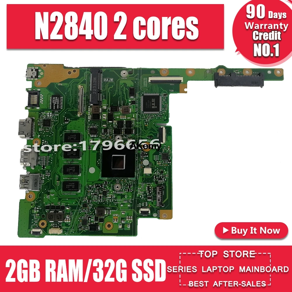 Материнская плата для ноутбука Asus E402MA, подходит для 14-дюймовых ноутбуков, материнская плата E402MA E402M с процессором N2840 + ОЗУ 2 ГБ + SSD 32 ГБ), 100% ТЕС...
Материнская плата для ноутбука Asus E402MA, подходит для 14-дюймовых ноутбуков, материнская плата E402MA E402M с процессором N2840 + ОЗУ 2 ГБ + SSD 32 ГБ), 100% ТЕС...