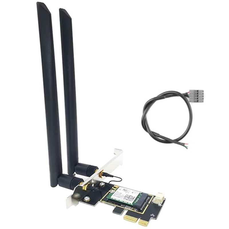 AX210NGW Wi-Fi 6E 11AX Wireless Module 6Ghz MU-MIMO Tri-Band Built-In Network Adapter, Bluetooth 5.2, For Windows 10
AX210NGW Wi-Fi 6E 11AX Wireless Module 6Ghz MU-MIMO Tri-Band Built-In Network Adapter, Bluetooth 5.2, For Windows 10