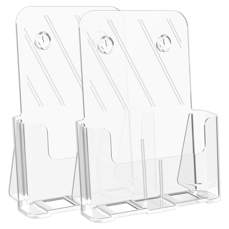 Brochure Holder 8.5 X 11 Brochure Display Stand Acrylic Brochure Holders Clear Flyer Holder Display Stand, 2 Packs Easy To Use
Brochure Holder 8.5 X 11 Brochure Display Stand Acrylic Brochure Holders Clear Flyer Holder Display Stand, 2 Packs Easy To Use