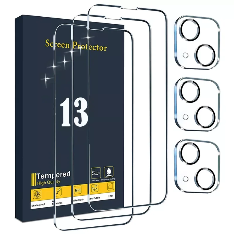6IN1 Glass Screen Protector for iPhone 12 Pro Max Xs Max (6.5 Inch) iPhone 13 11Pro XR Xsmax 8 7 6 6s Plus Lens Protector Film
6IN1 Glass Screen Protector for iPhone 12 Pro Max Xs Max (6.5 Inch) iPhone 13 11Pro XR Xsmax 8 7 6 6s Plus Lens Protector Film