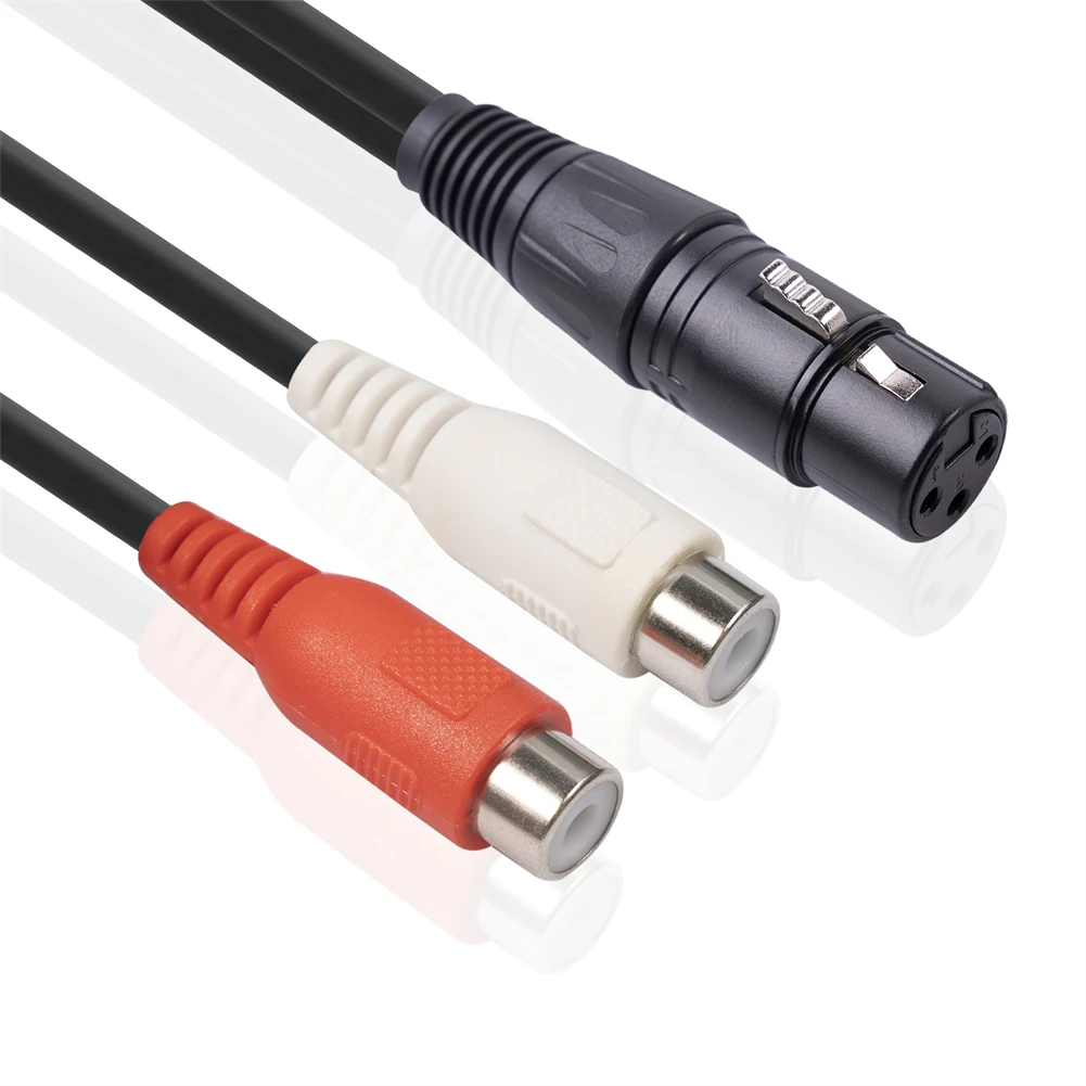 3-контактный разъем XLR к 2-RCA гнездовому адаптеру для микрофона кабель длиной 20 см 20 см экранированный микрофон аудио кабель цветной штекер
3-контактный разъем XLR к 2-RCA гнездовому адаптеру для микрофона кабель длиной 20 см 20 см экранированный микрофон аудио кабель цветной штекер