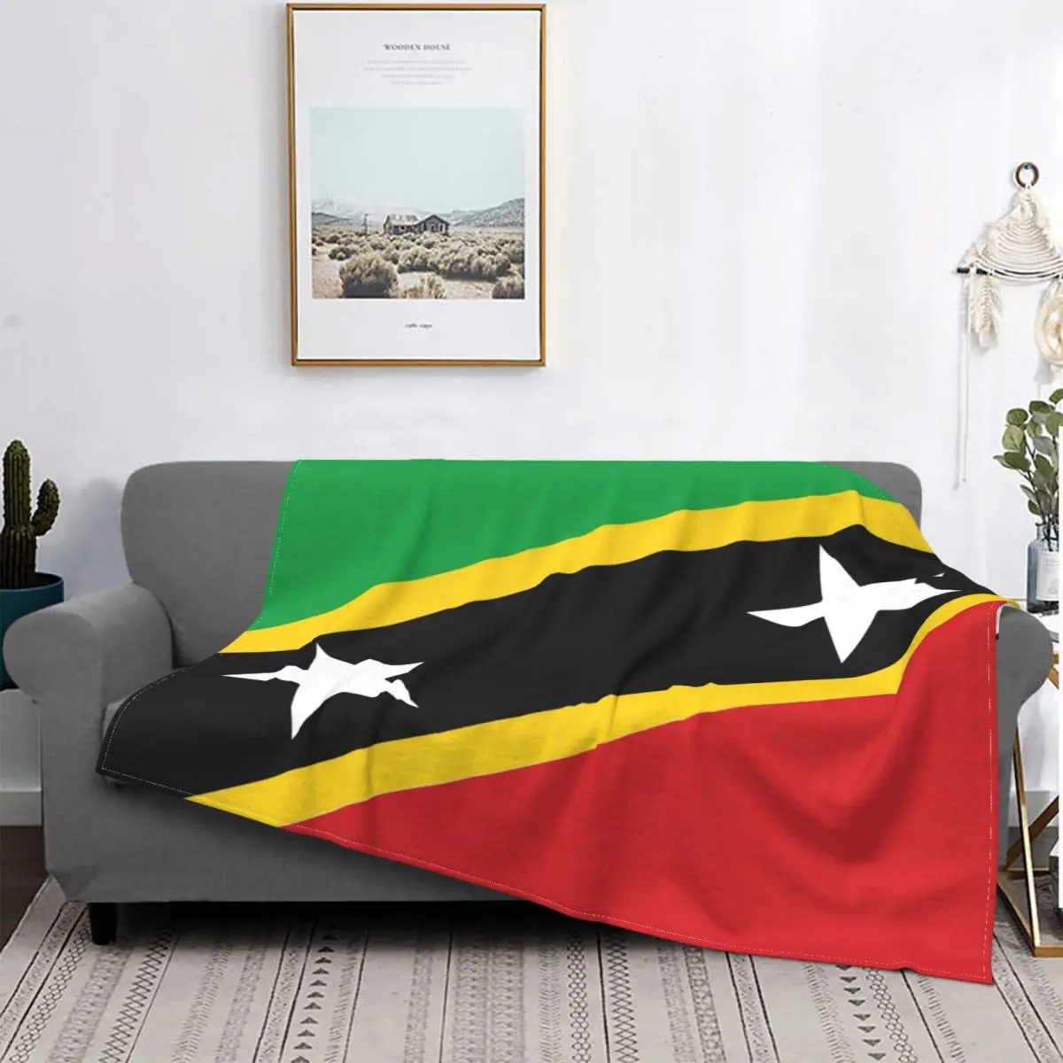 Nevis Flag Blanket Bedspread Super Soft Warm Cover Sofa Bed Plush Bedding Travel Fluffy
Nevis Flag Blanket Bedspread Super Soft Warm Cover Sofa Bed Plush Bedding Travel Fluffy