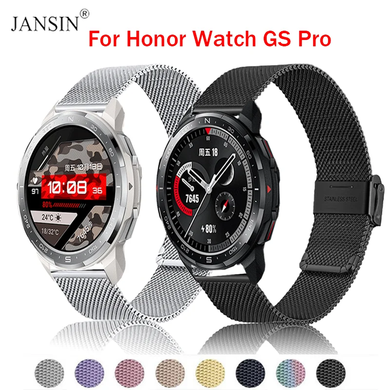 Ремешок «Миланская петля» для Honor Watch GS Pro, браслет из нержавеющей стали для Huawei Honor Watch GS Pro, металлическая петля
Ремешок «Миланская петля» для Honor Watch GS Pro, браслет из нержавеющей стали для Huawei Honor Watch GS Pro, металлическая петля