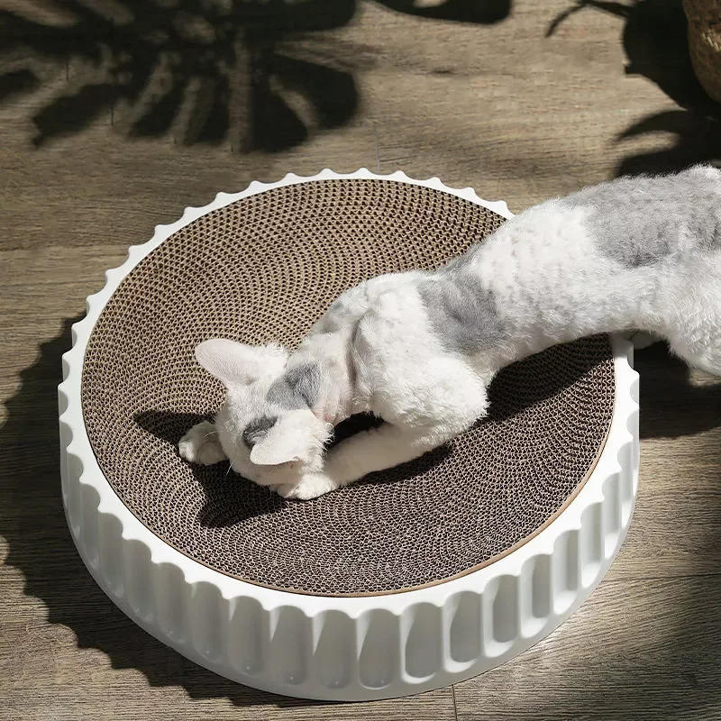 Round Cat Scratcher Pad Grinding Claws Cardboard Corrugated Paper Cats Scratching Board Kitten Scrapers Pet Furniture Supplies
Round Cat Scratcher Pad Grinding Claws Cardboard Corrugated Paper Cats Scratching Board Kitten Scrapers Pet Furniture Supplies