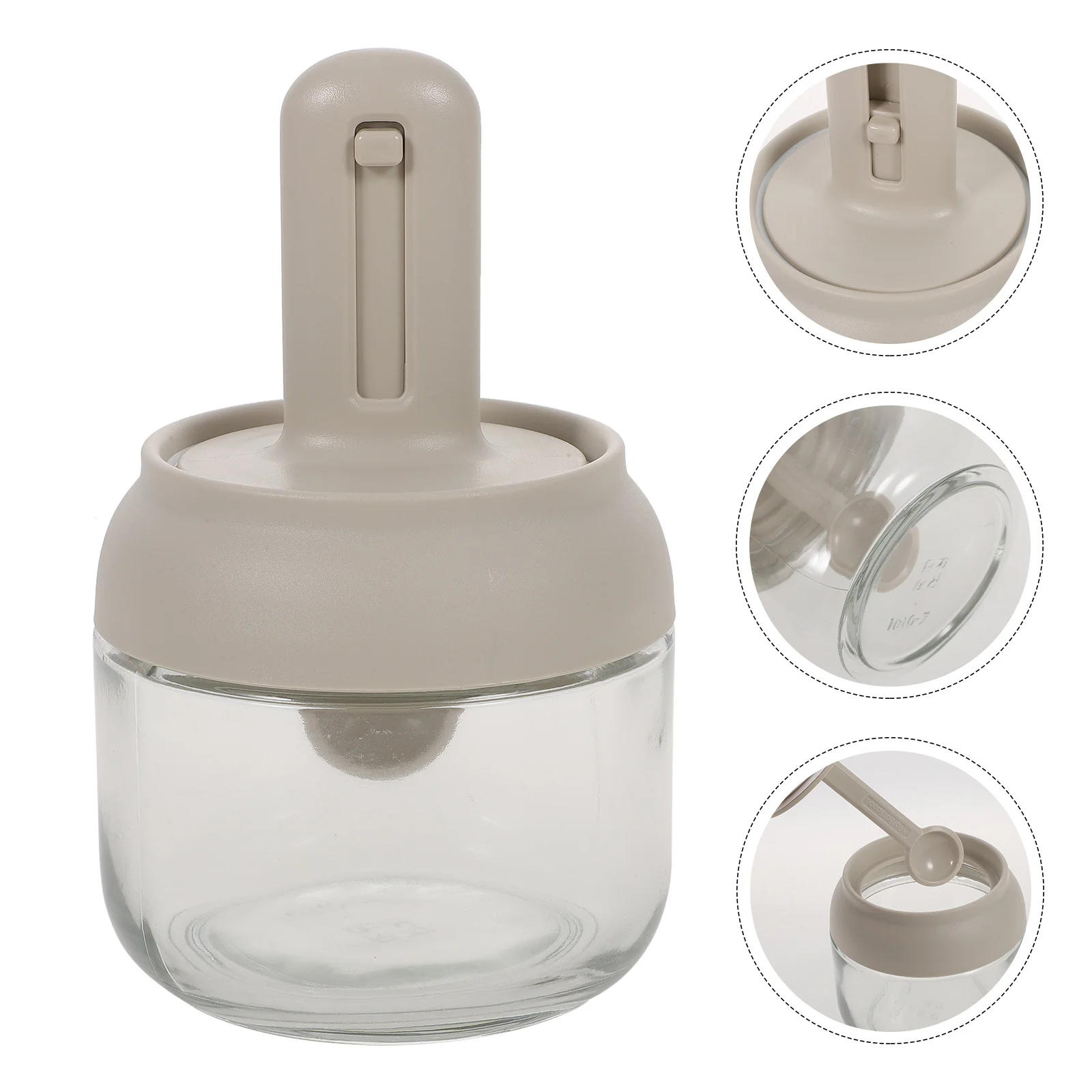 Condiment Jar Dispenser Pepperwith Spoon Container Holder Seasoning Salt Box Household Canister
Condiment Jar Dispenser Pepperwith Spoon Container Holder Seasoning Salt Box Household Canister